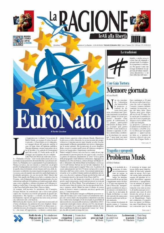 Prima-pagina-la ragione-oggi-edizione-di-oggi-20241224